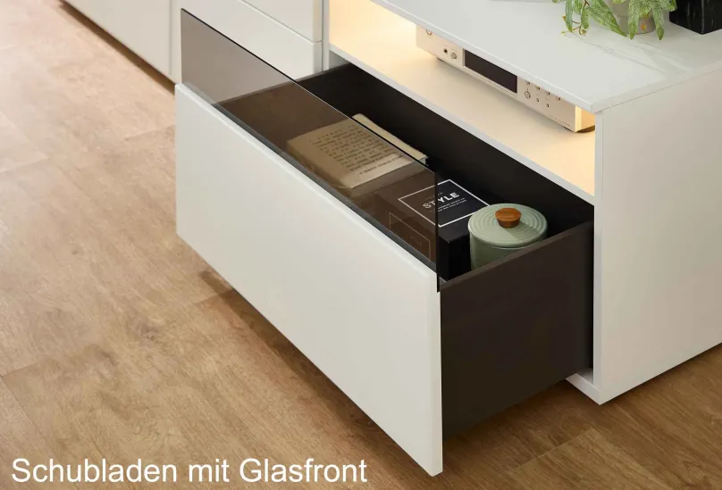 Outlet Zudar Wohnzimmerwand modern Wohnwände